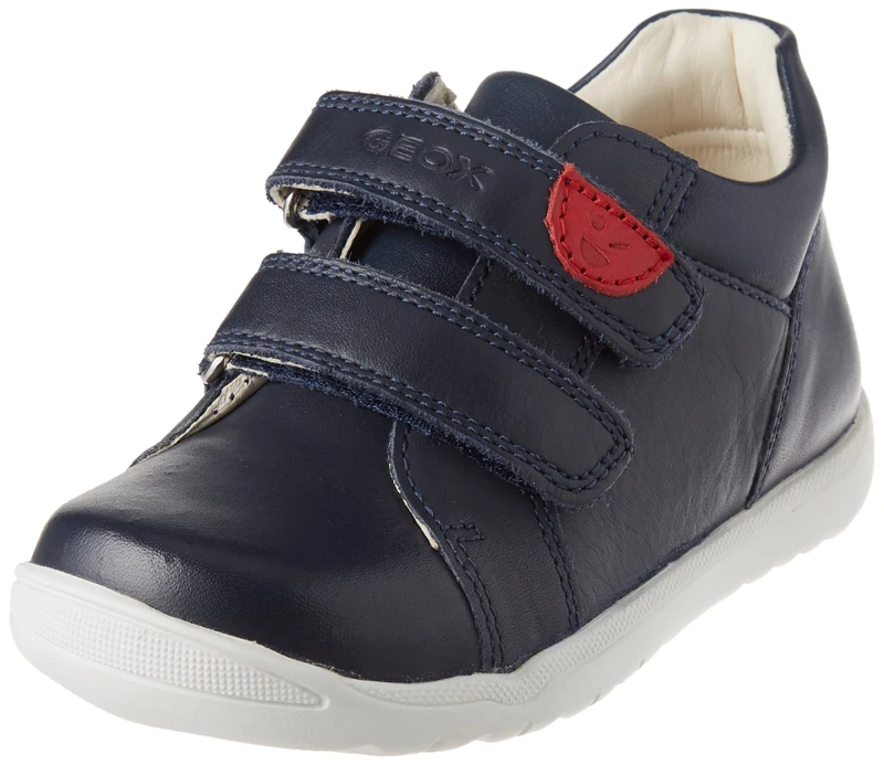 Geox Boys' B Macchia Boy First Walker Shoe, Navy, 6.5 UK
