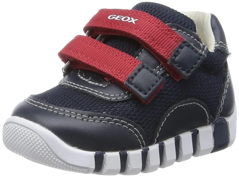 Geox Baby Boy's B Iupidoo C Trainers, Navy, 5 UK