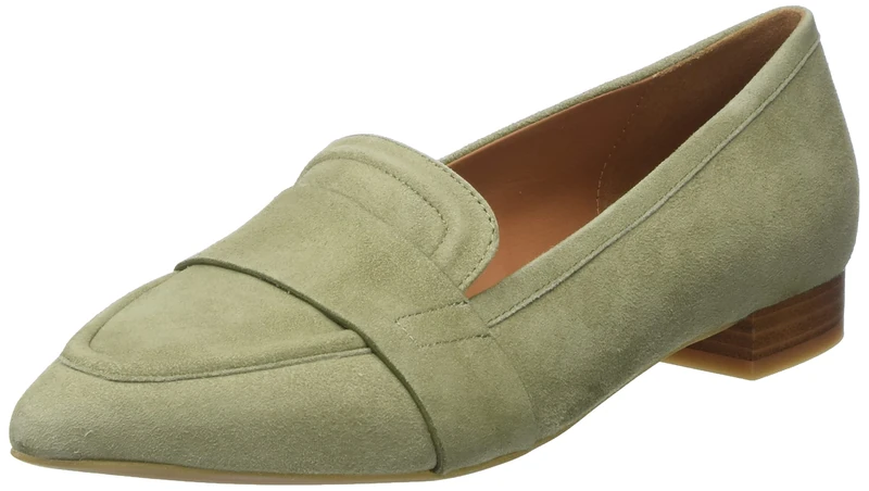 Geox Girls' D CharyssaBallet Flat, Pistachio, 7.5 UK
