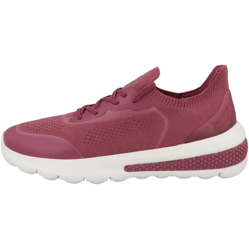 Geox Women's D Spherica Actif Sneaker, Cyclamen, 7.5 UK