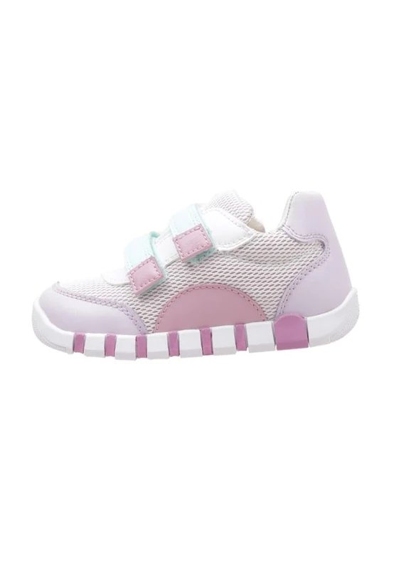 Geox Baby Girls' B Iupidoo Girl ASneaker, Pink Lilac, 6 UK