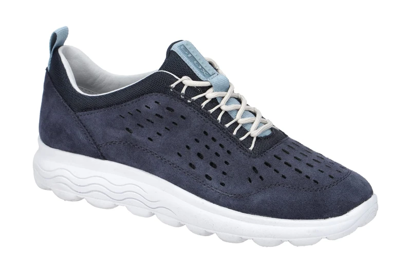 Geox Women's D Spherica Trainers, Navy, 4 UK