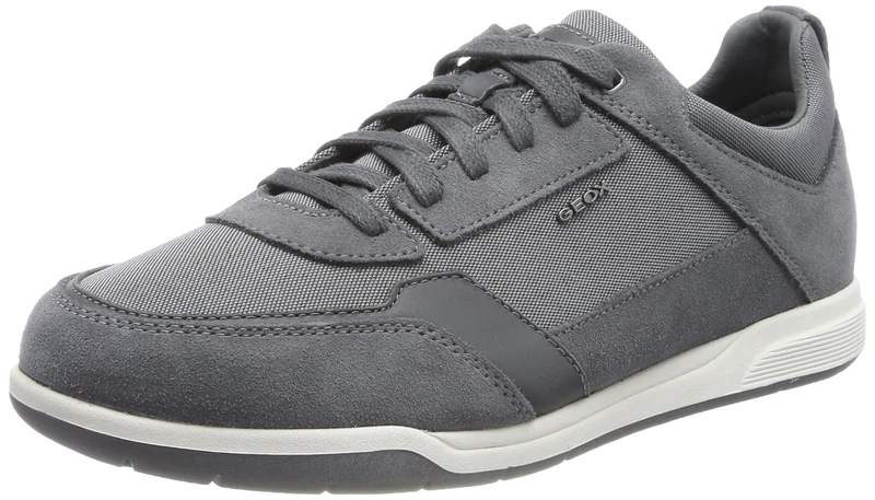 Geox Men's U Spherica Ec3 Sneaker, Gray, 8 UK