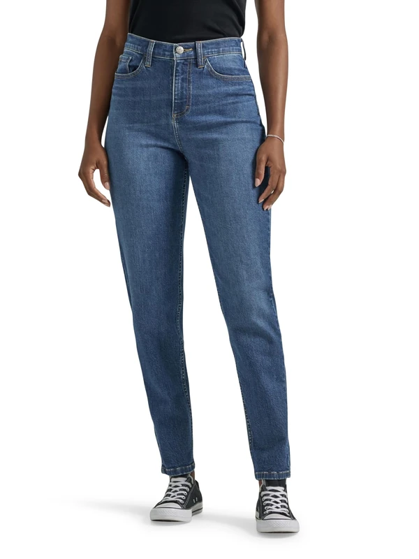Lee Women's Legendary High Rise Mom Jean, Standout, 16 US