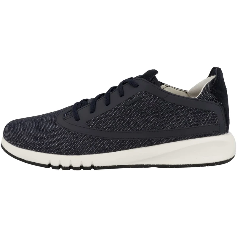 Geox Men's U Aerantis Low-Top Sneakers, Blue (Blue), 6 UK
