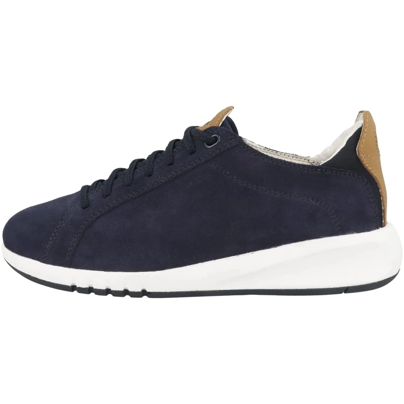 Geox Women's D Aerantis Sneaker, Navy Camel, 8 UK