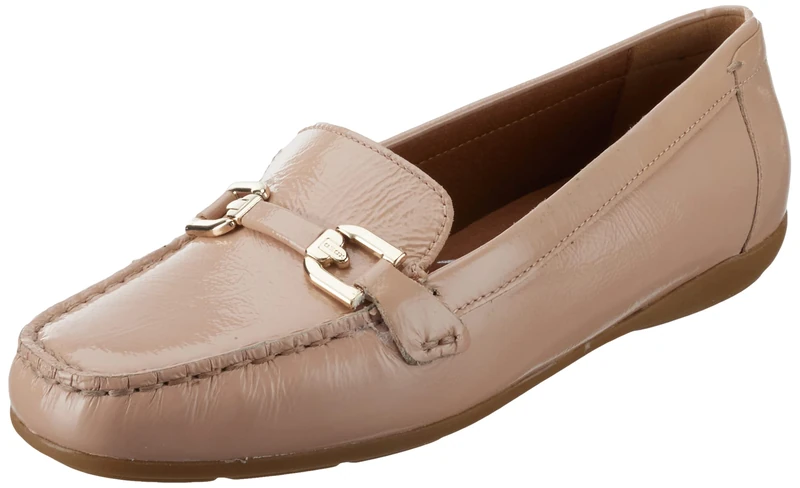 Geox Women's D Annytah Moc Moccasin, Nude, 5.5 UK