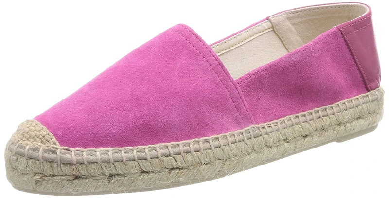 Geox D LAMPEDUSA, Espadrille Wedge Sandal, Cyclamen,