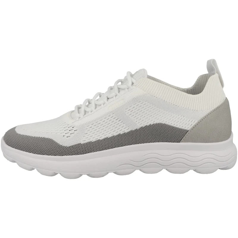 Geox Men's U Spherica A Trainers - White Light Grey 46 EU