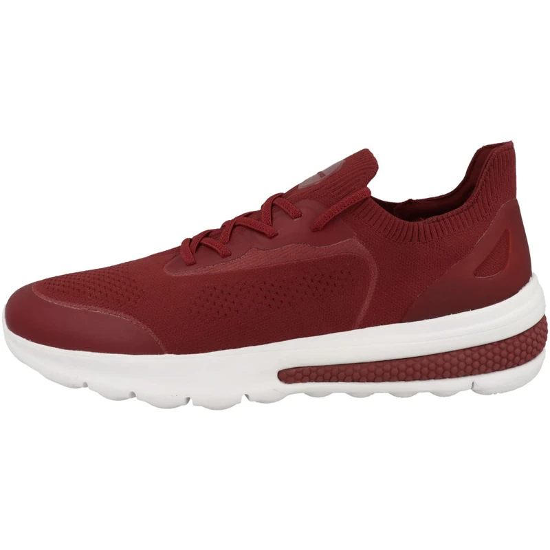 Geox Men's U Spherica Actif Trainers, dk red, 8 UK
