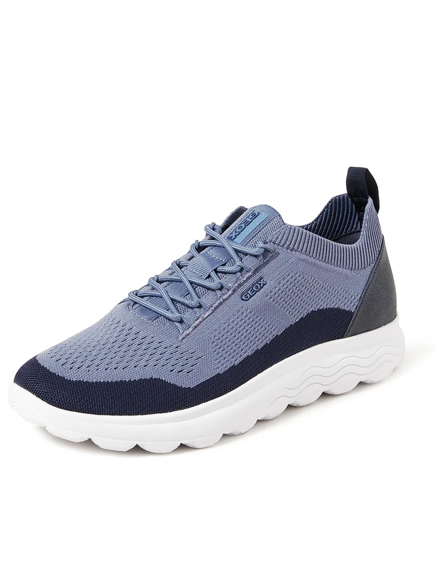 Geox Men's U Spherica A Trainers - Avio Navy - 46 EU Schmal