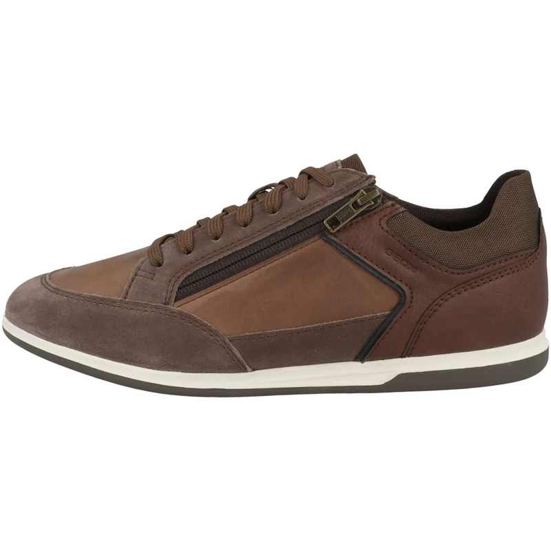 Geox Men's U Renan Low Trainers, Brown, 6.5 UK