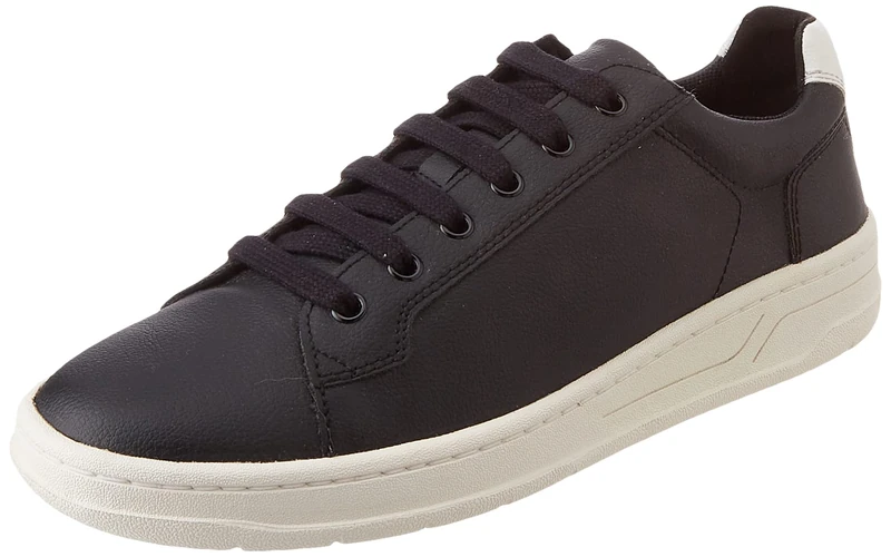 Geox Boys' U MagneteSneaker, Black, 8 UK