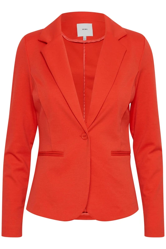 ICHI Women's Ihkate Bl Business Casual Blazer, Poppy Red (171664), S - Image 1