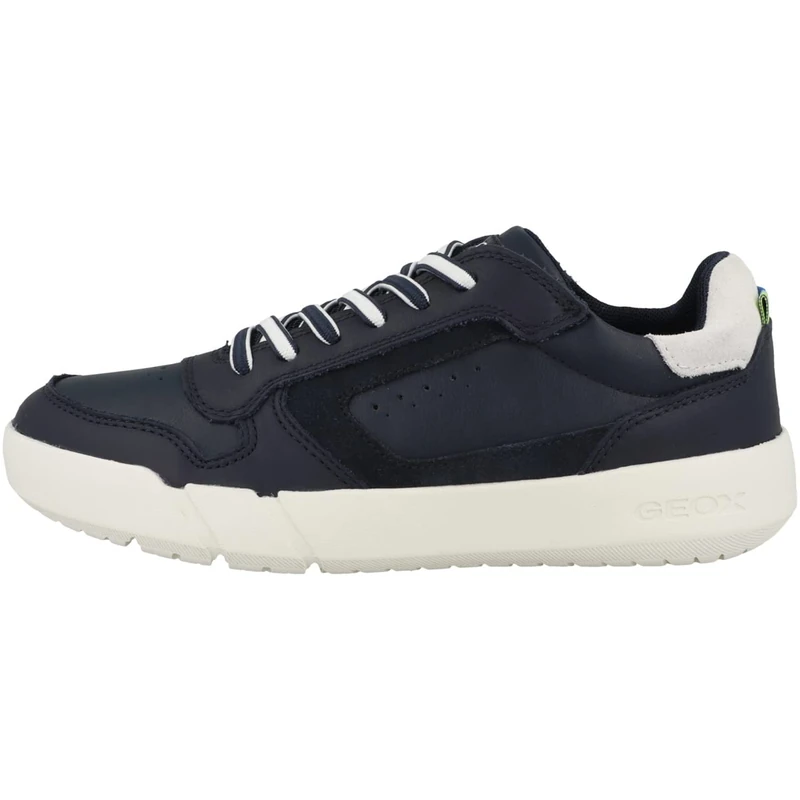 Geox Boys' J Hyroo Boy Trainers, Navy-White, 6.5 UK