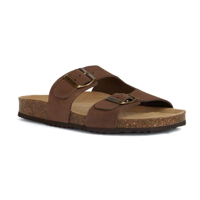 Geox Women's D Brionia Sandal, coffee, 7 UK