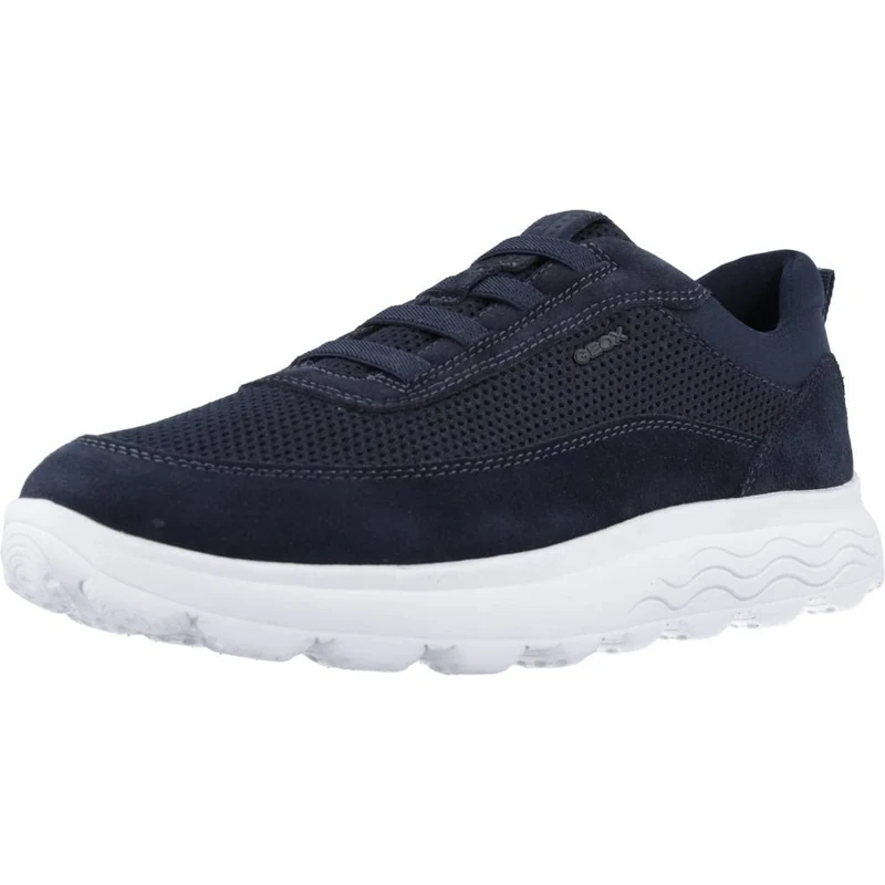 Geox Men's U Spherica A Trainers, Navy 10, 46 EU Schmal
