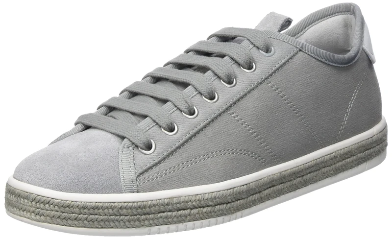 Geox U Pieve Sneaker, Lt Grey, 6.5 UK