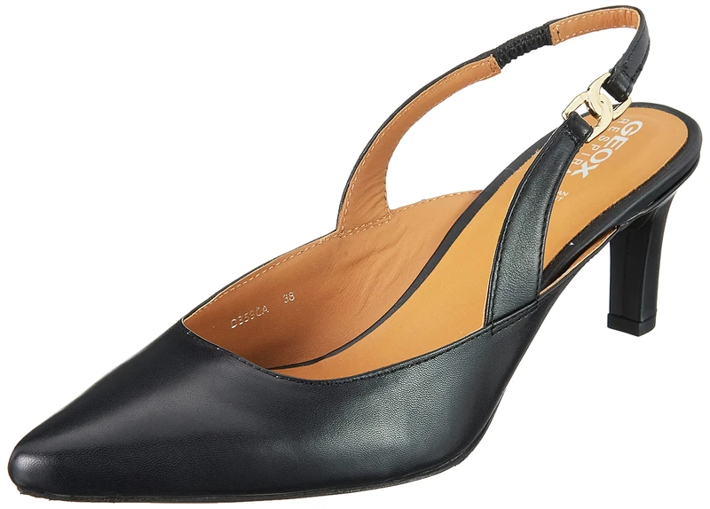 Geox D Bibbiana Pump, Black, Black, 6 UK - Image 1