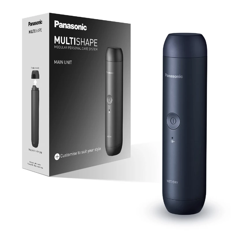 Panasonic ER-CBN1 MULTISHAPE Modular Personal Care system, Main Unit for use with MULTISHAPE Attachments for Beard/Body/Hair & Nose/Ear/Facial Trimmer, with Rechargeable Ni-MH Battery
