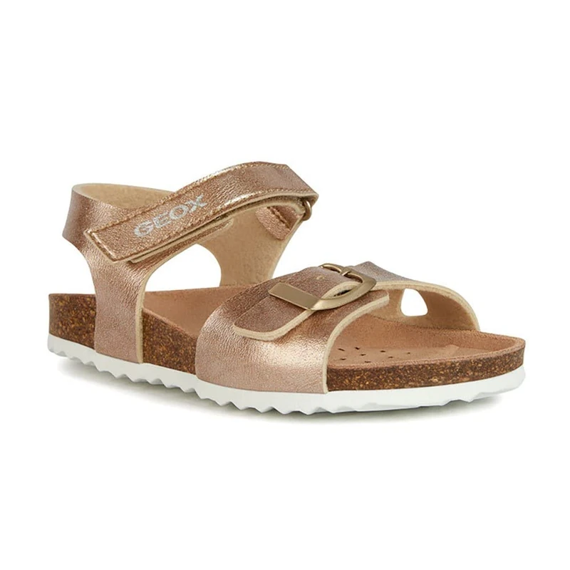 Geox Women's J Adriel Girl Sandal, Rose Gold, 12.5 UK