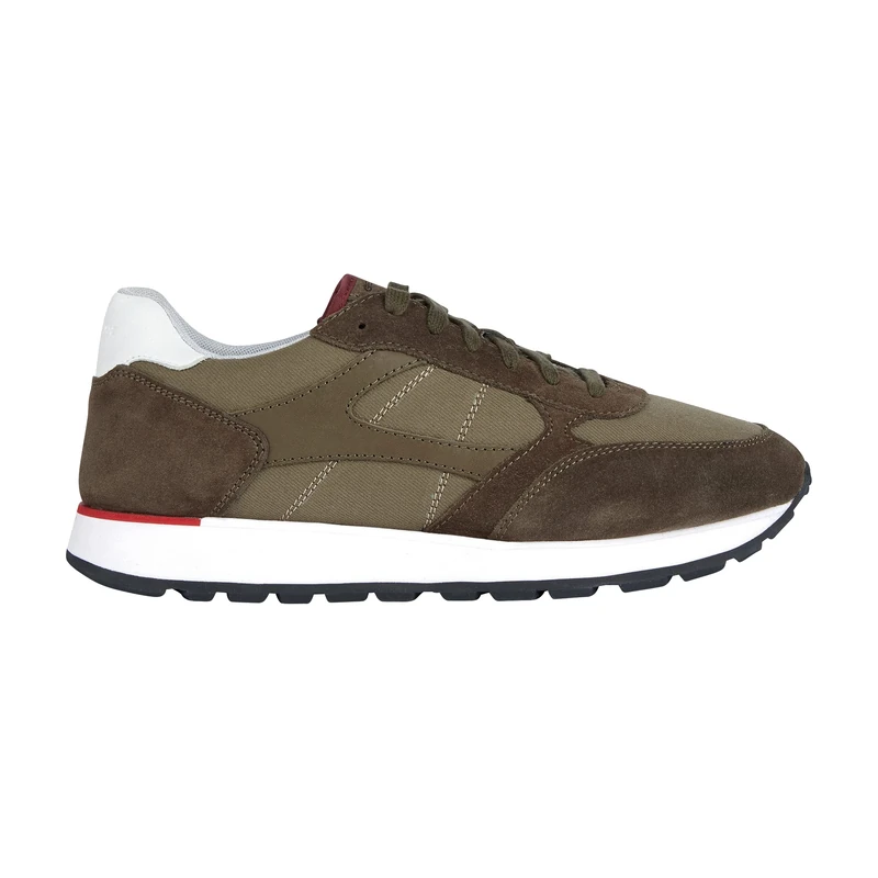 Geox Men's U Vicenda Trainers, Musk Military, 7 UK