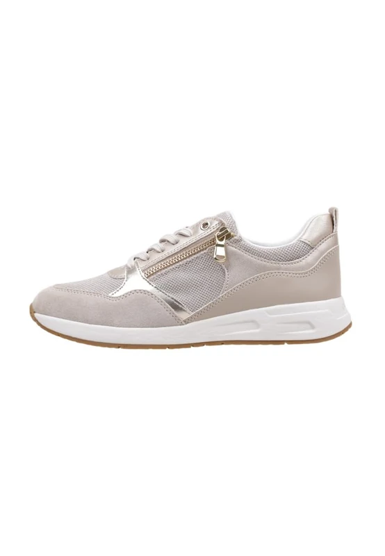 Geox Women's D Bulmya Trainers, lt Gold Beige, 4 UK - Image 1