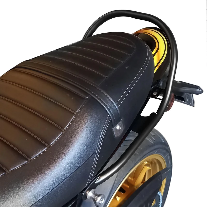 Midimttop Motorcycle Compatible with Ka-wa-sa-ki Z900RS Z 900RS Z 900 RS 2018 2019 2020 2021 2022 2023 Passenger Rear Seat Hand Grab Bars,Steel Handle Bar Grab Rail (Black)