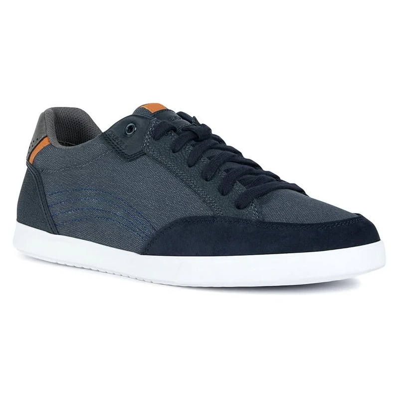 Geox Men's U Walee A Low-Top Sneakers, Blue Marino, 6 UK