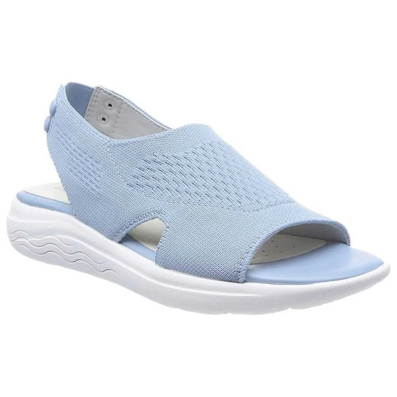 Geox Girls D Spherica Ec5 Sandals, Lt Sky, 7 UK - Image 1