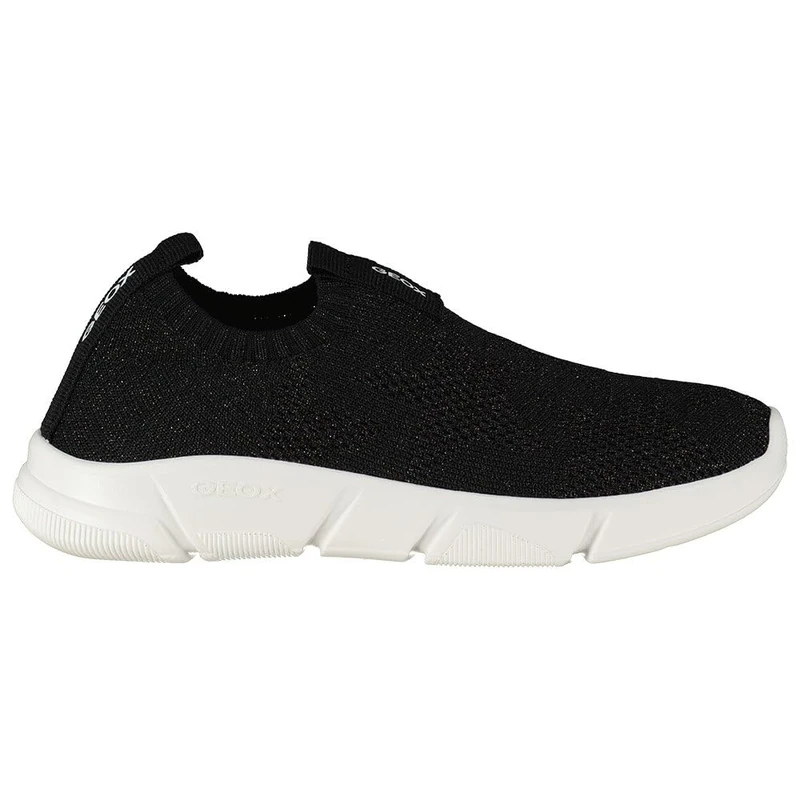 Geox J ARIL Girl, Sneaker, Black,