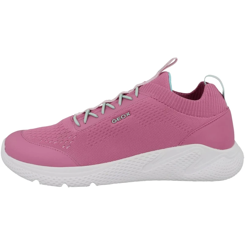 Geox J SPRINTYE Girl, Sneaker, Fuchsia/WATERSEA,
