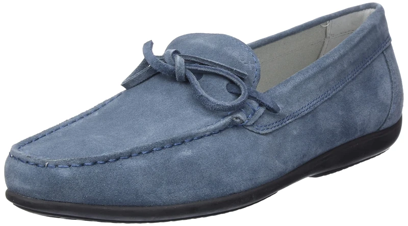 Geox Men's U Ascanio Moccasin, Jeans Colour, 11 UK