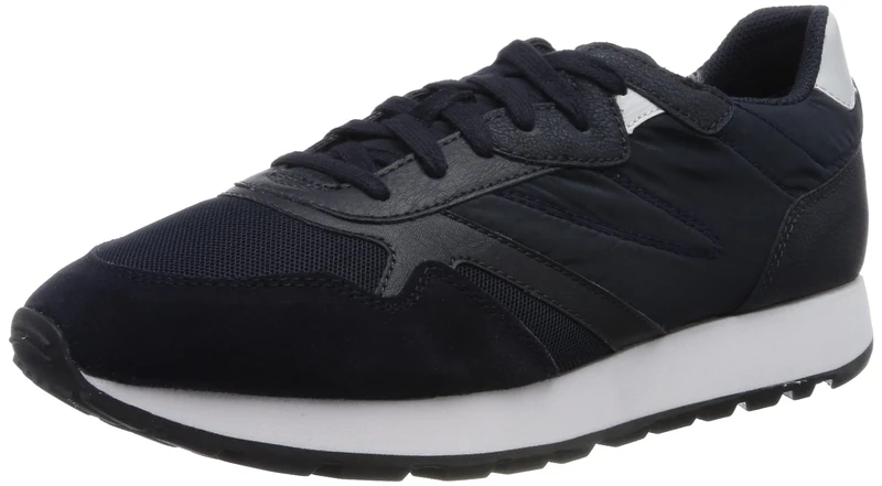 Geox Men's U Vicenda Sneaker, Navy, 8 UK