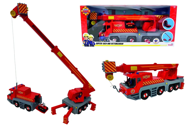Simba Sam Rescue Crane set, 109252517038, +3 years, cm 50, Sam character included and doggie Radar