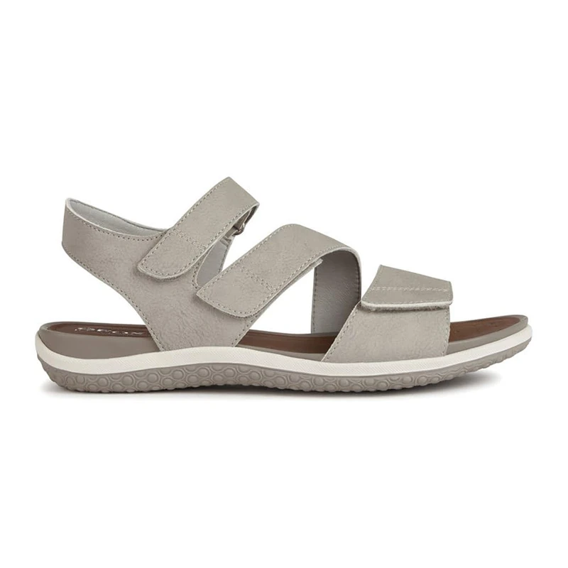 Geox Women's D Vega Sandal, Sand, 3 UK