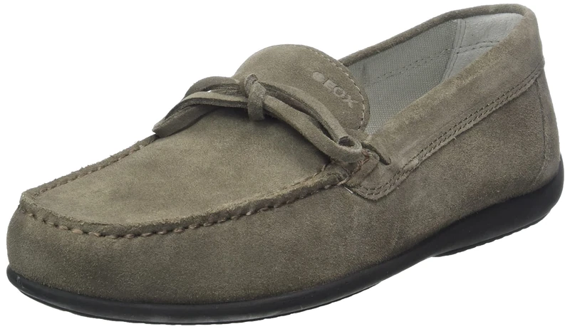 Geox Boys U Ascanio Moccasin, Dove Grey, 40 EU