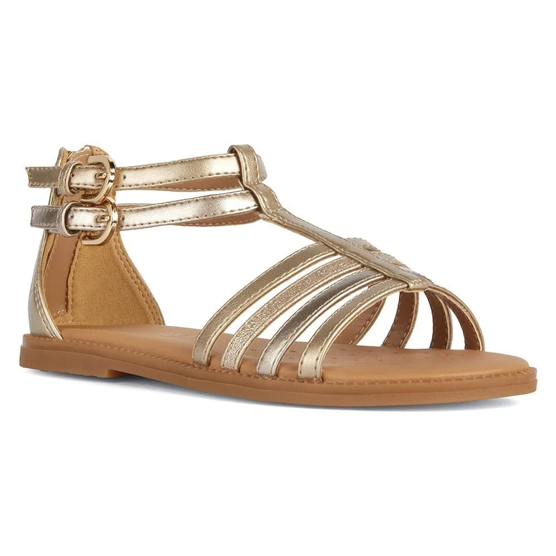 Geox J SANDAL KARLY GIRL, platinum, 3 UK