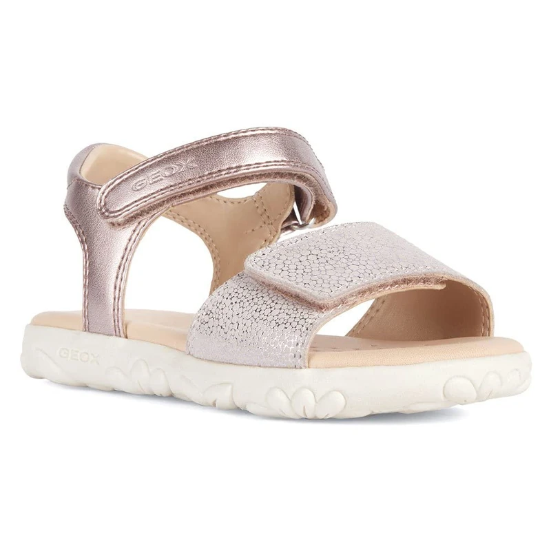 Geox Girls J Sandal Haiti GirlSandal, Lt Rose, 7 UK