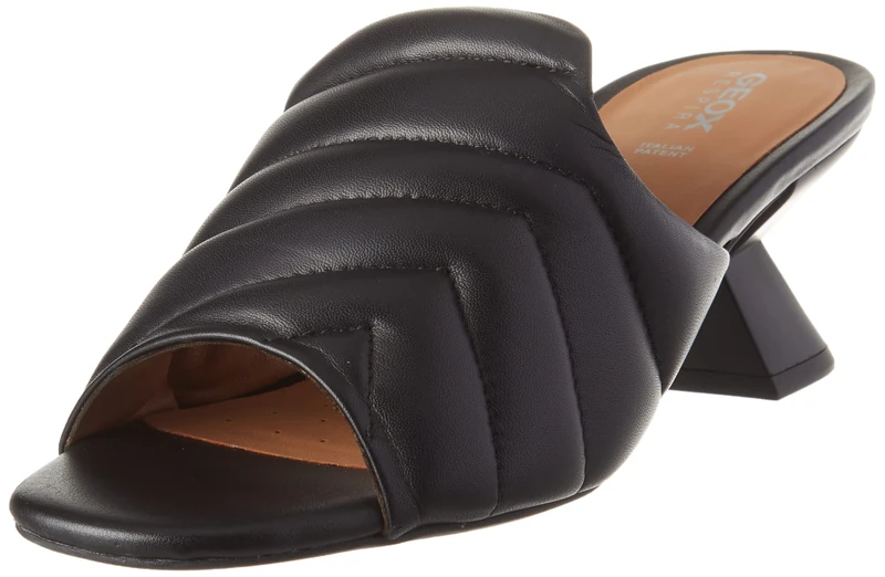 Geox Girls' D Onice Sandal, black, 4.5 UK - Image 1