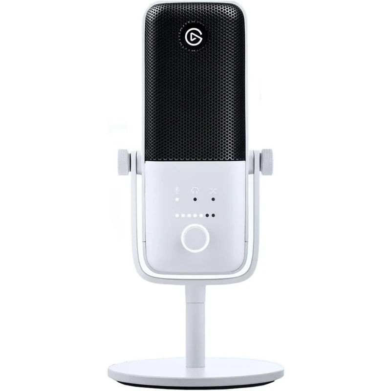 Elgato Wave:3 White - Premium Studio Quality USB Condenser Microphone for Streaming, Podcast, Gaming, Home Office, Free Mixer Software, Sound Effect Plugins, Anti-Distortion, Plug n Play, for Mac, PC