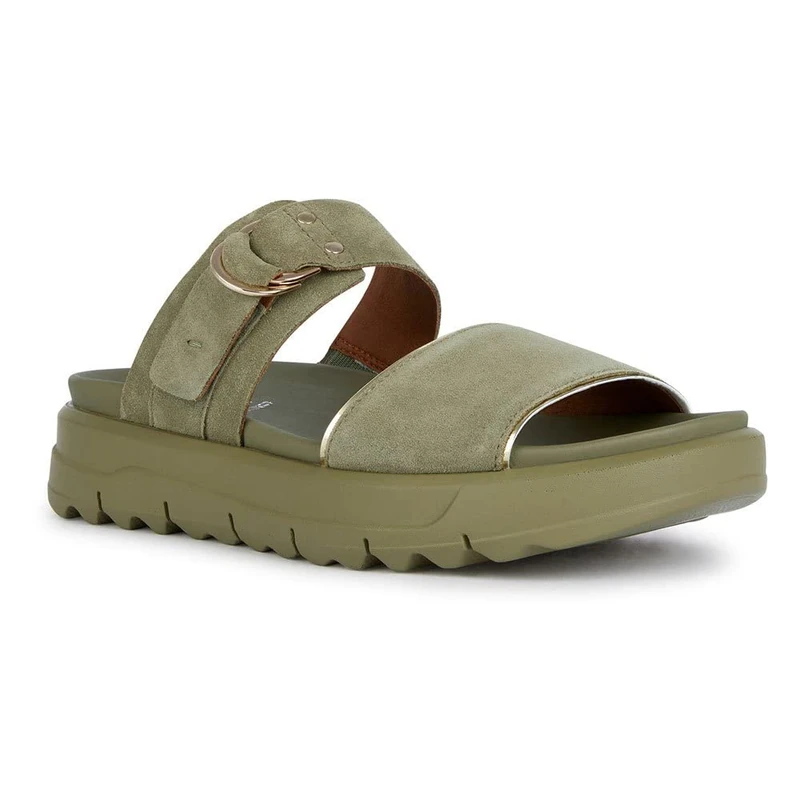 Geox Women's D Xand 2.1s Sandals, Pistachio, 7.5 UK