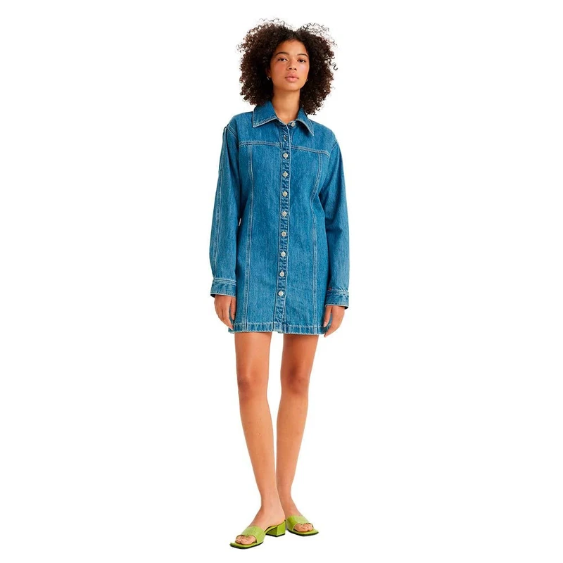 Levi's Women's Shay Denim Dress, Old 517 Blue X, XS - Image 1