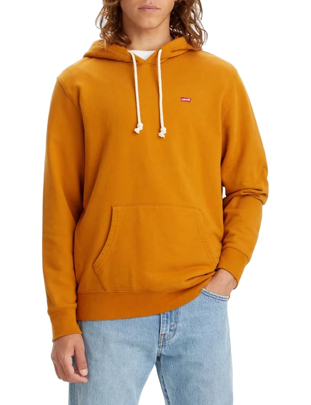 Levi's Men's New Original Sweatshirt Hoodie, Guarana Spice, S