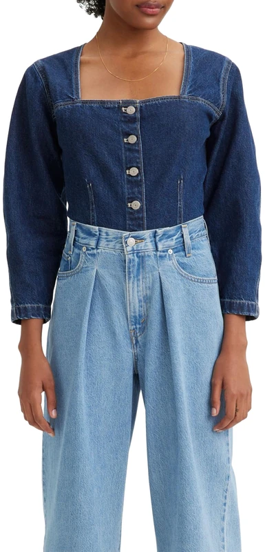 Levi's Women's Milo Denim Blouse Top