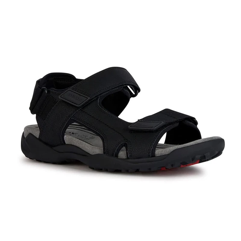Geox Men's U Terreno + Grip Sandal, black, 11 UK - Image 1