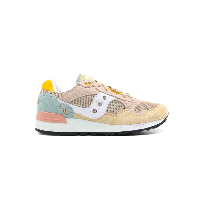 Saucony Men's Shadow 5000 U Trainers, White/Beige/Green, 46.5 EU