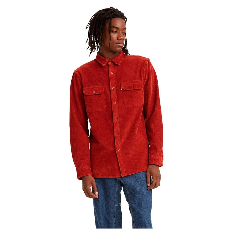 Levi's Men's 511 Slim Jeans, Aura Orange Gd - Mt, 32W / 32L