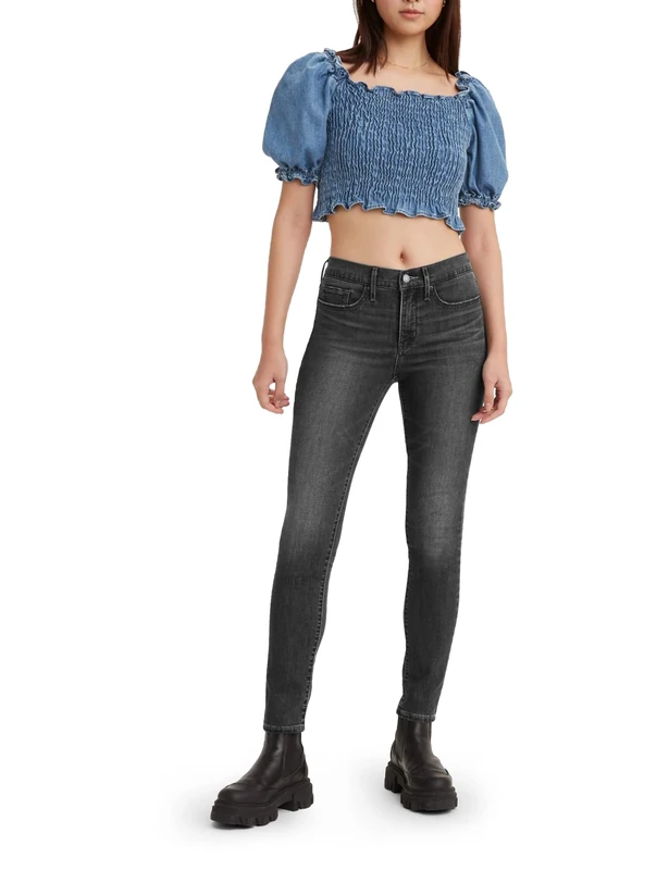 Levi's Women's 311 Shaping Skinny Jeans, Bloom Black, 27W / 32L
