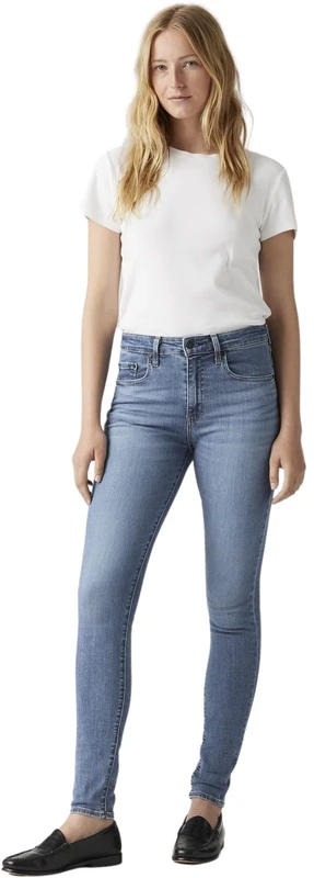 Levi's 721 High Rise Skinny Women's Jeans, Blue Wave Mid, 25W / 32L - Image 1